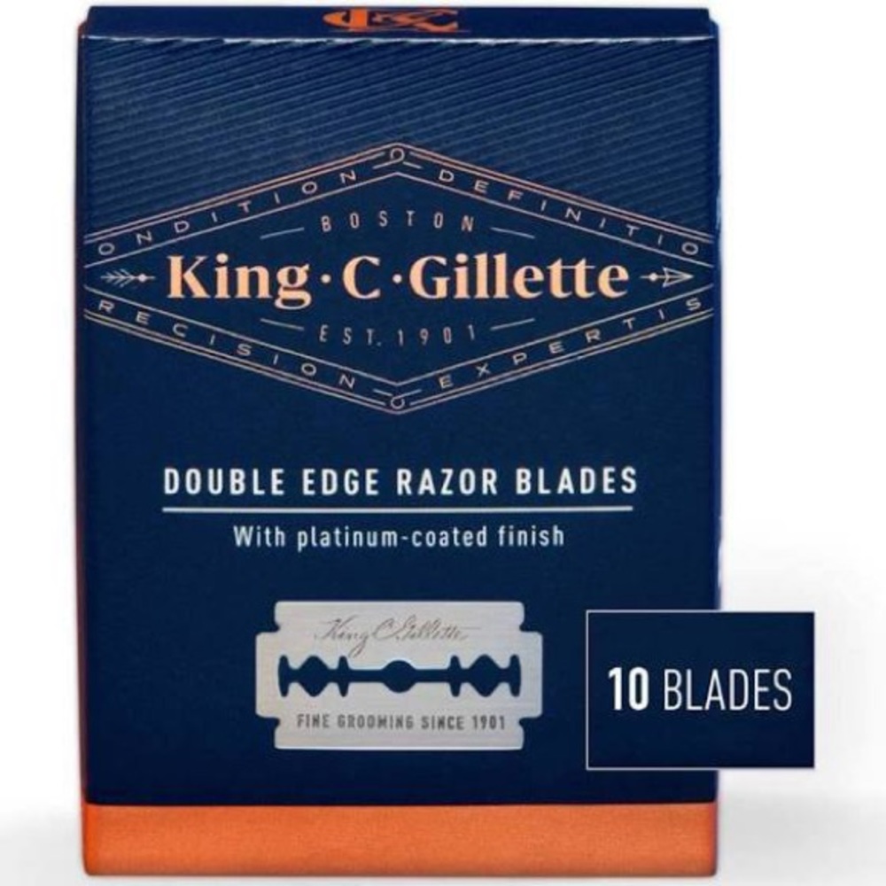 NWT - King C Gillette Double Edge Razor Blades